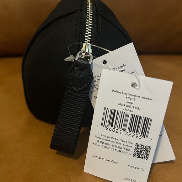 NWT Kate Spade Black Cosmetic Bag - Picture 4 of 5